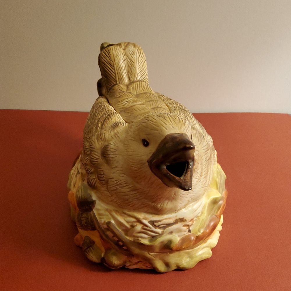 Bird-On-Nest Teapot by Indigo Gate for Silvestri - Picture 3 of 5